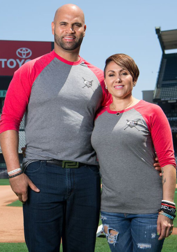 Deidre Pujols and Albert Pujols