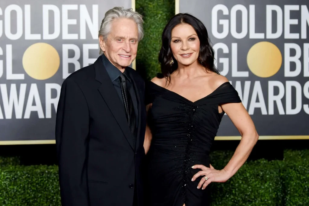 Michael Douglas and Diandra Luker